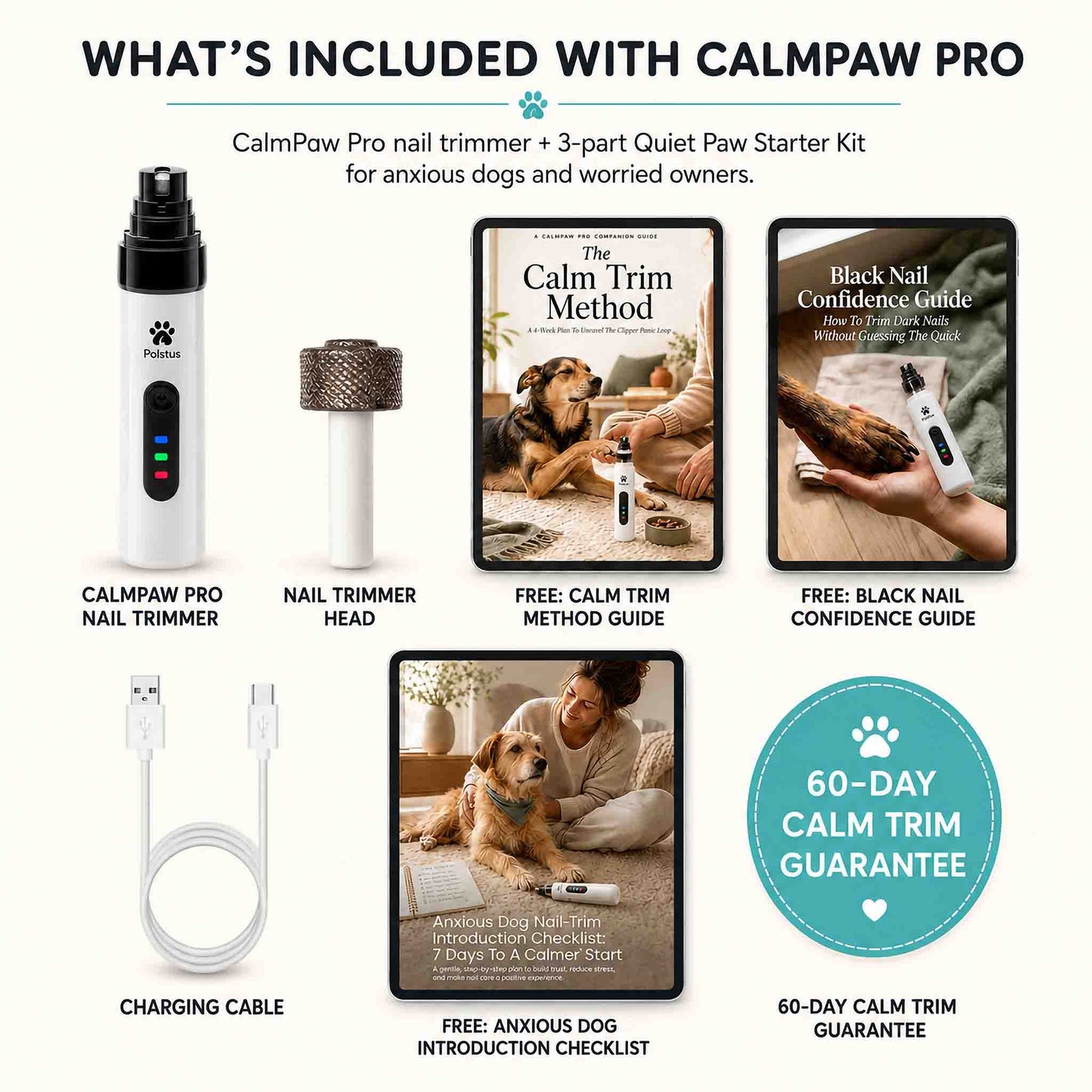 CalmPaw Pro Nail Trimmer For Anxious Dogs