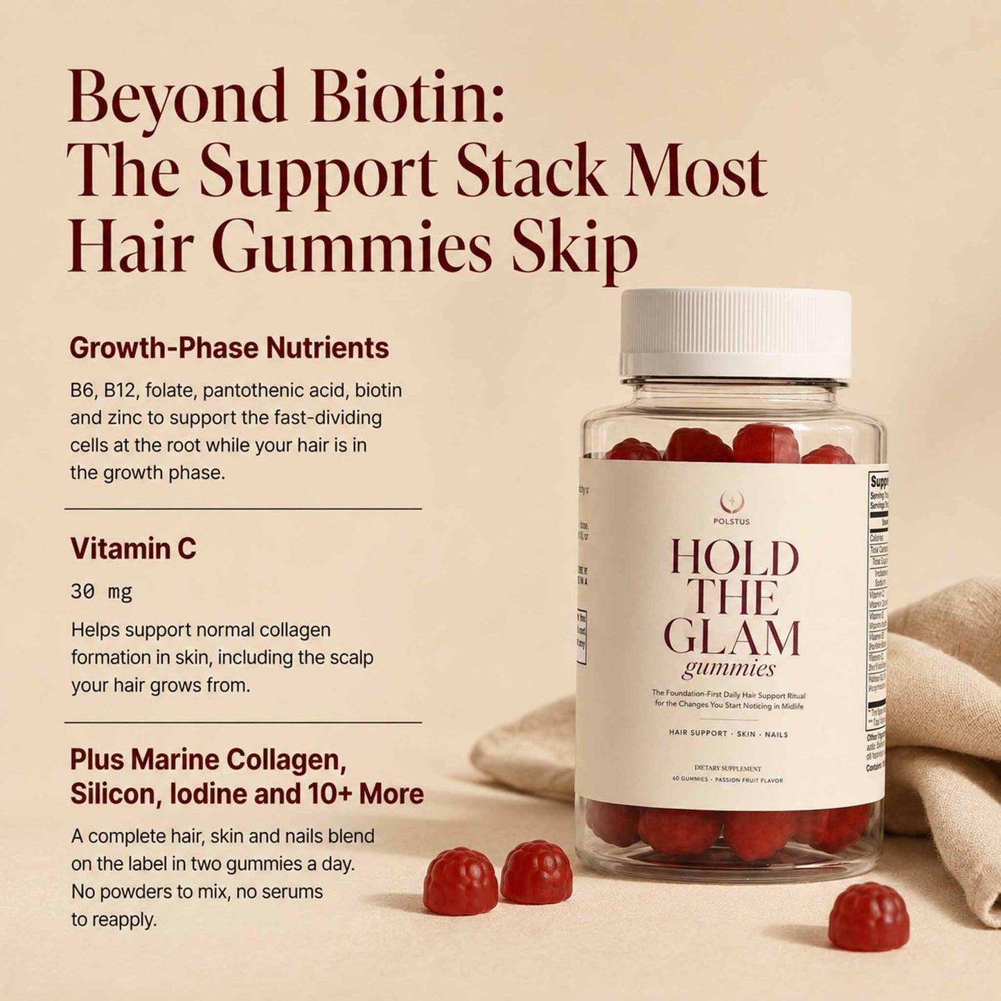 HOLD THE GLAM Gummies