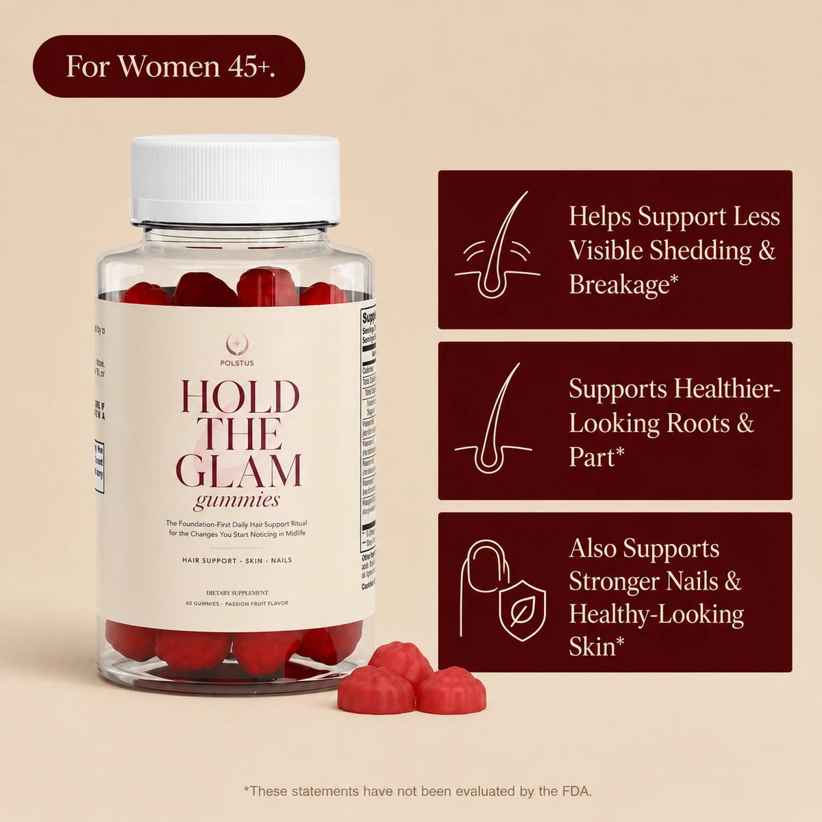 HOLD THE GLAM Gummies
