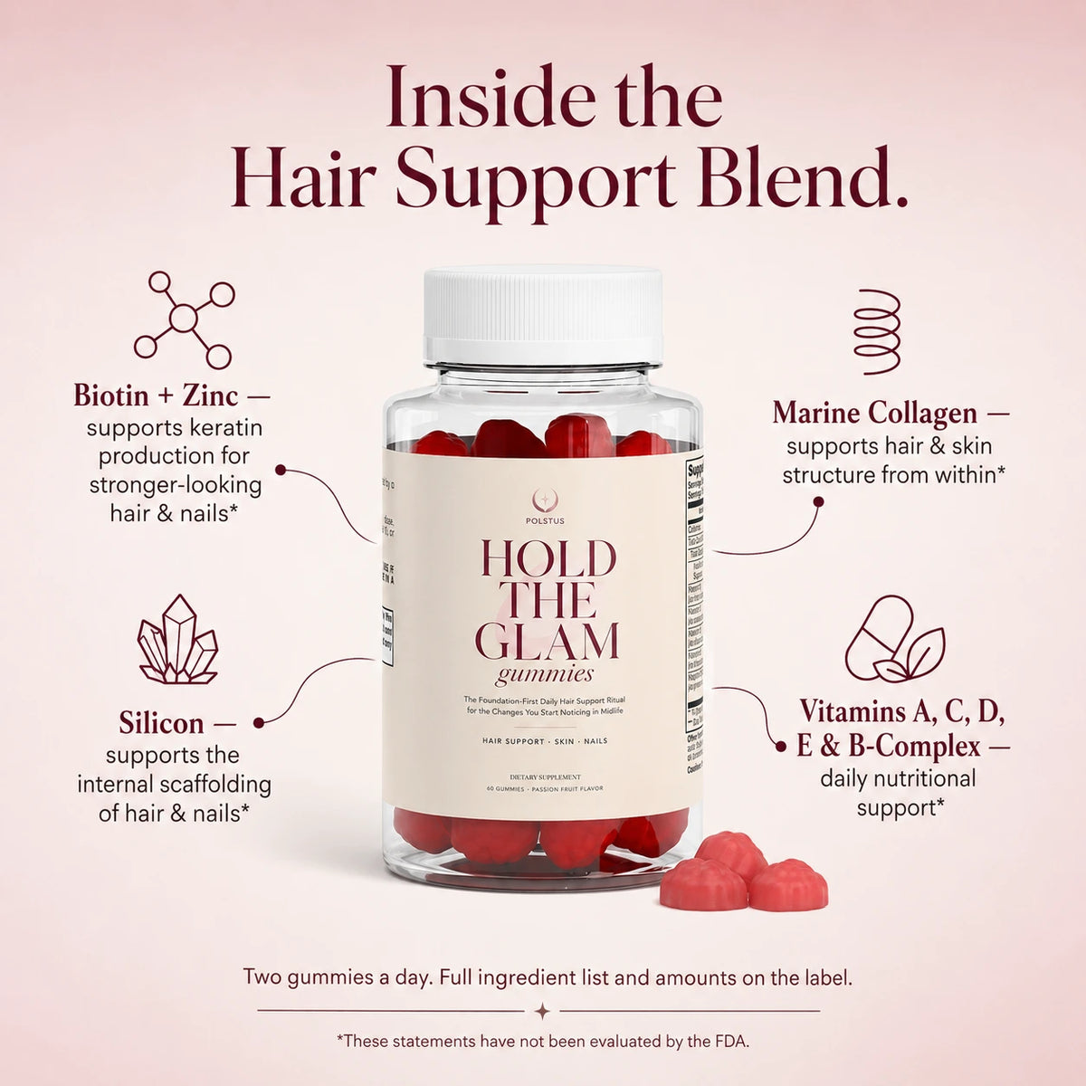 HOLD THE GLAM Gummies