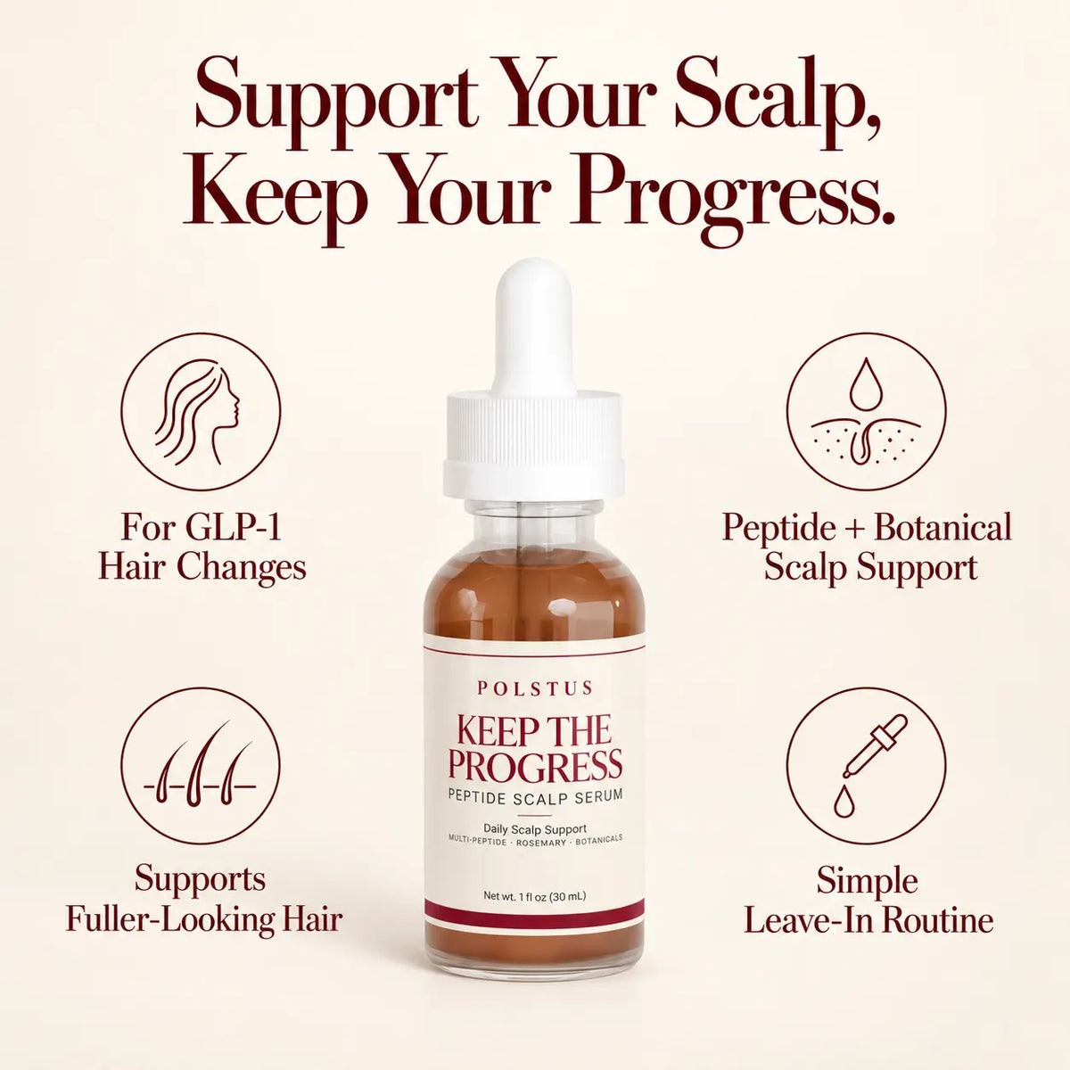 Keep The Progress Peptide Hair Serum